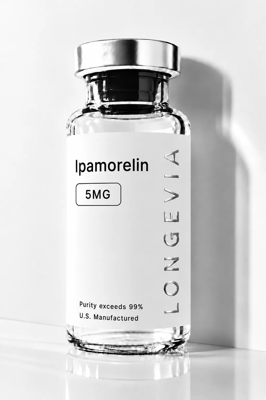 Ipamorelin research peptide vial, photo 1 of 2